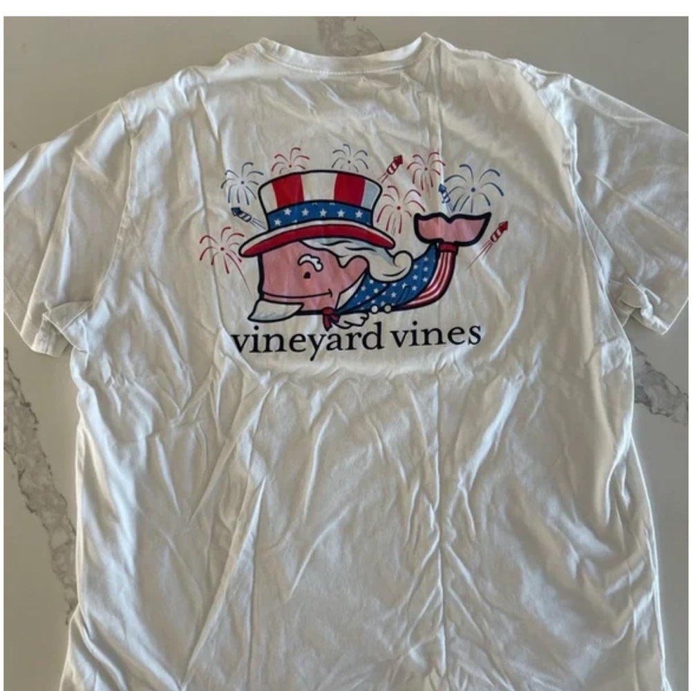 Vineyard Vines - Uncle Sam Whale Pocket TShirt